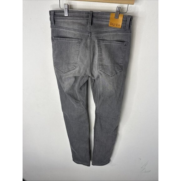 DUER L2X Slim Fit Performance Jeans Gray 30x32 L2X Slim Fit - Picture 1 of 9